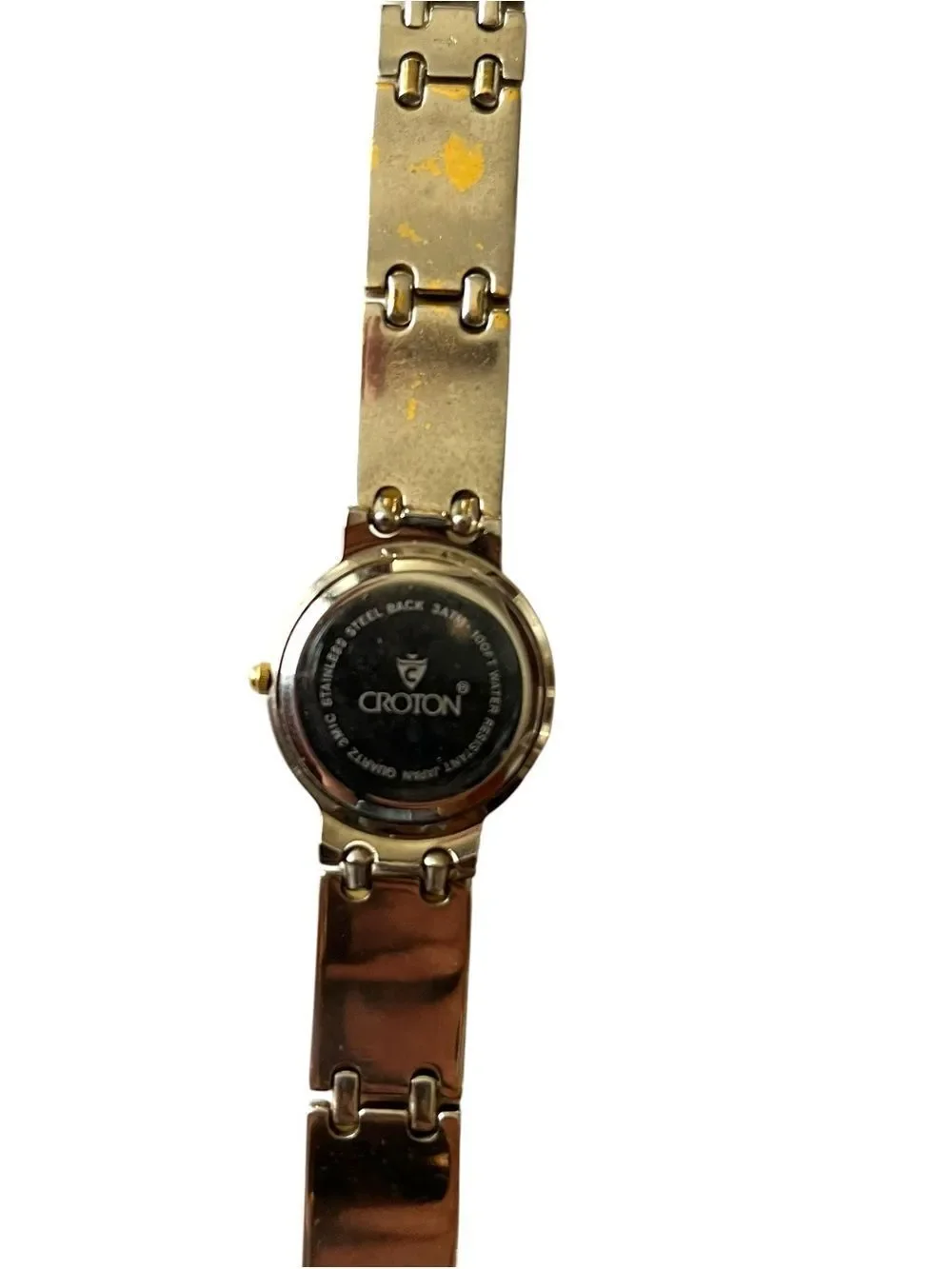 Vintage Croton Two Tone Mixed Metal Watch